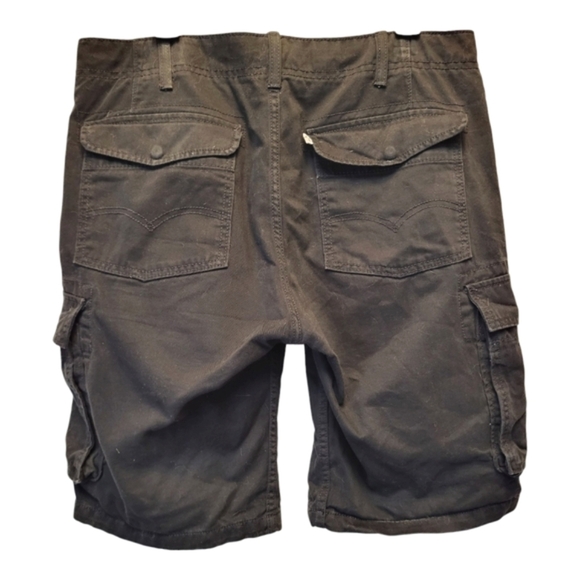 Levi's Black Cargo Shorts Relaxed Fit - Size 32 - Picture 2 of 3